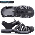 GOLDEN CAMEL Men's Hiking Sandals Closed Toe Outdoor Beach Summer Sandal Waterproof Sport Fisherman Water Shoes for Men 2024 New.