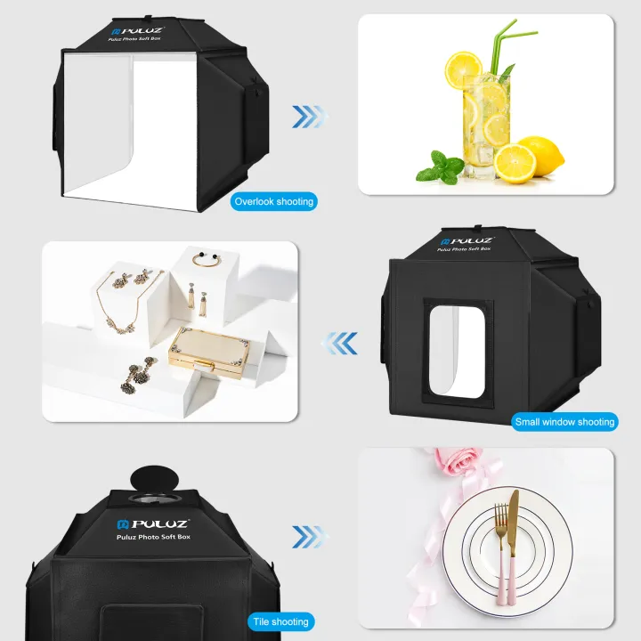 PULUZ%2040CM/16''%20Photo%20Studio%20Light%20Box%20Kit%20Softbox%20For%20Photography%204%20Colors%20Backdrop,Photography%20Lightbox%20For%20Studio%20-%20Image%206