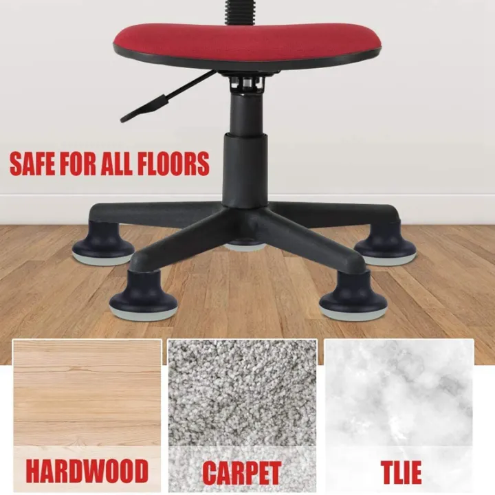 BRADOO-%205Pcs%20Bell%20Glides%20Replacement%20Office%20Chair%20Wheels%20Stopper%20Office%20Chair%20Swivel%20Caster%20Wheels,%202%20Inch%20Stool%20Bell%20Glides%20-%20Image%206