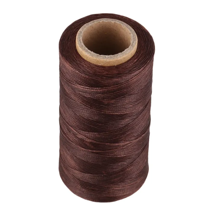 2%20Pcs%20260M%20150D%201MM%20Leather%20Sewing%20Waxed%20Wax%20Thread%20Hand%20Needle%20Cord%20Craft%20DIY%20Color:Light%20Brown%20&%20Gray%20-%20Image%203