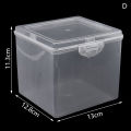 Translucent Storage Box with Lid for Jewelry Stationery Headwear Rectangular Collection Case Multipurpose Home Organizer Box. 