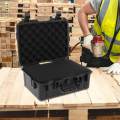 Tool Box Storage Case Hardware Organizer Impact Resistant Lockable Portable Hard 28.8cmx18.7cmx13cm.