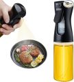 2-in-1 Glass Oil Sprayer & Dispenser Bottle for Healthy Air Fryer Cooking, BBQ, and Salad Dressing | Non-Aerosol Mister Spritzer with Portion Control, Leakproof BPA-Free Food-Grade Plastic for Baking & Grilling | Perfect Kitchen Tool for Olive Oil etc..
