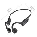 Wavefun Move Bluetooth Earphone Bone Conduction Earbuds Wireless Headphones V5.3 Earphone IP66 for Sports Workout Riding Driving. 