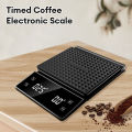 Coffee scale with timer, coffee scale with back g/0.1g 3k high precision pour on drip espresso coffee light lcd display kitchen accessories. 
