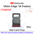 For Motorola Moto Edge 50 Fusion Sim Card Tray Holder Sim Adapto Replacement Parts. 