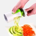 Portable Spiralizer Vegetable Slicer Handheld Spiralizer Peeler Stainless Steel Zucchini Spaghetti Spiral Slicer for Potatoes-B.