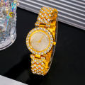 Foreign trade cross-border live broadcast diamond full of diamonds full of stars ladies quartz watch bracelet watch manufacturers spot. 