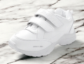 Action school uniform white shoes for boys and girls. 