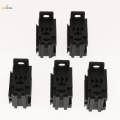 5xSet of 5 Automotive Relay Socket Connector & Terminals 40Amp 12V. 