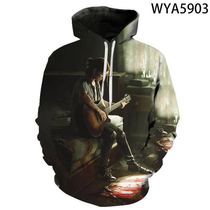 Hoodies Last Of Us 2 The Last Of Us Part 2 Men Women Children Sweatshirts 3D Printed Boy Girl Kids Streetwear Pullover Jacket