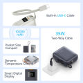 QCY PB10C 10000mAh 35W PD Fast Charging Mini Power bank. 