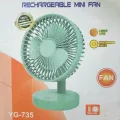 JOYKALY YG-735/717  Rechargeable Lithium Battery Multiple Modes Portable Desk Fan. 