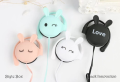 Earphone Wired Earphone Cartoon Earphone Cute Rabbit Wired Headset Portable Cute Student Earphone Love Series QR: 1725558689.7365265. 