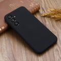 Premium Silicone Matte Soft Phone Case - Black For Samsung Galaxy A54. 