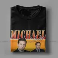 Michael Scott Homage The Office Men T Shirts Tv Series Dwight Schrute Jim Halpert Tees Short Sleeve T-Shirts Cotton Plus Size. 