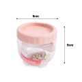 High Quality Snacks Sealed Storage Jar Plastic Portable Mini Small Bottle Tea Food Packing Box Practical Home Organizer 1Pcs. 
