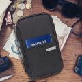 Travel Passport Holder Bag Family Travel Waterproof Wallet Document Organizer for Women and Men. 