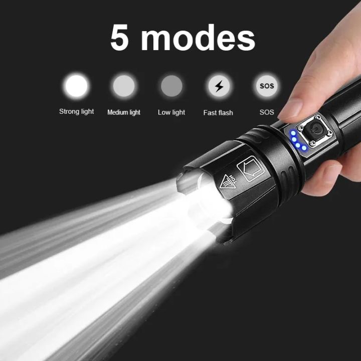 C3%20High%20Power%20Flashlight%20Tactical%20Lantern%20Most%20Powerful%20LED%20Flashlight%20USB%20Rechargeable%20Torch%20Light%20Long%20Shot%20Hand%20Lamp%20Camping%20Bike%20Accessories%20-%20Image%203