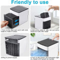 Latest Quality Portable Mini USB Air Cooler with 7 Colors LED lights Personal AC Fan Desktop Air Conditioner for Office/Home. 