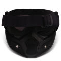 Safety Goggles Mask Wind, Dust, Protective Face Adjustable & Flexible Mask Helmet Mask For Biker Bike Rider. 