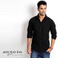 Black Cotton Casual Shirt for Men. 