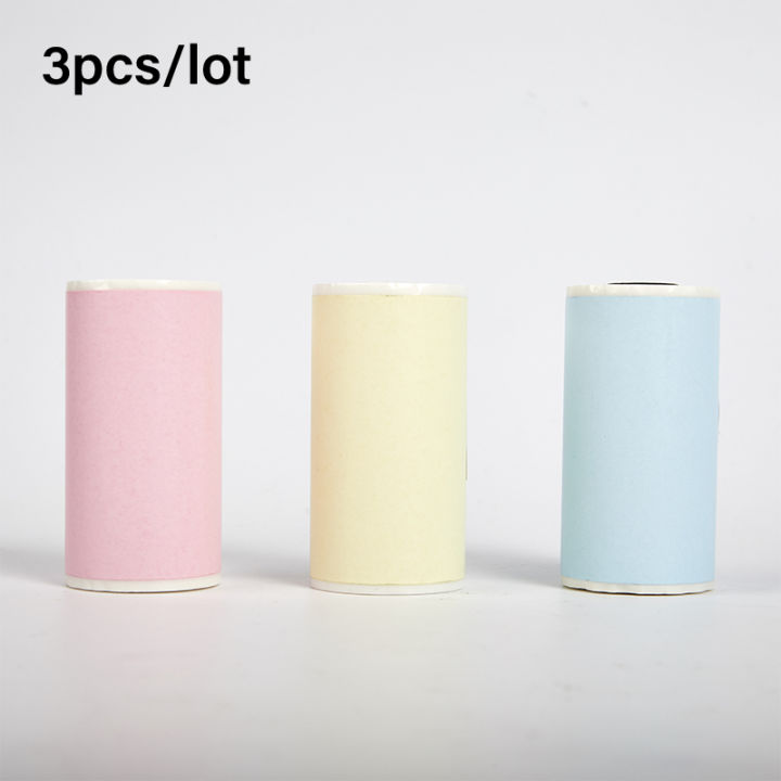thumbnail image 2 of 8 Rolls Self-Adhesive Thermal Paper Roll For Mini Printer, 3 Vibrant 2 of 10