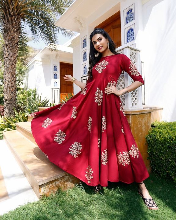 Latest%20Designed,%20High%20Quality%20Cotton%20Fabric,%20Exclusive,%20Fashionable,%20Stylish%20and%20Comfortable,%20Gown%20for%20Women%20-%20Image%202