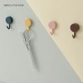 10pcs Mini Self Adhesive Wall Hooks Strong Bearing Bathroom Door Kitchen Household Towel Hanging Key Holder Plastic Hanger. 