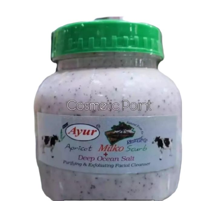 Ayur%20Herbal%20Fresh%20Milk%20Scrub%20Clear%20Remover%20Acne%20Facial%20Cleanser%20-%20Image%205