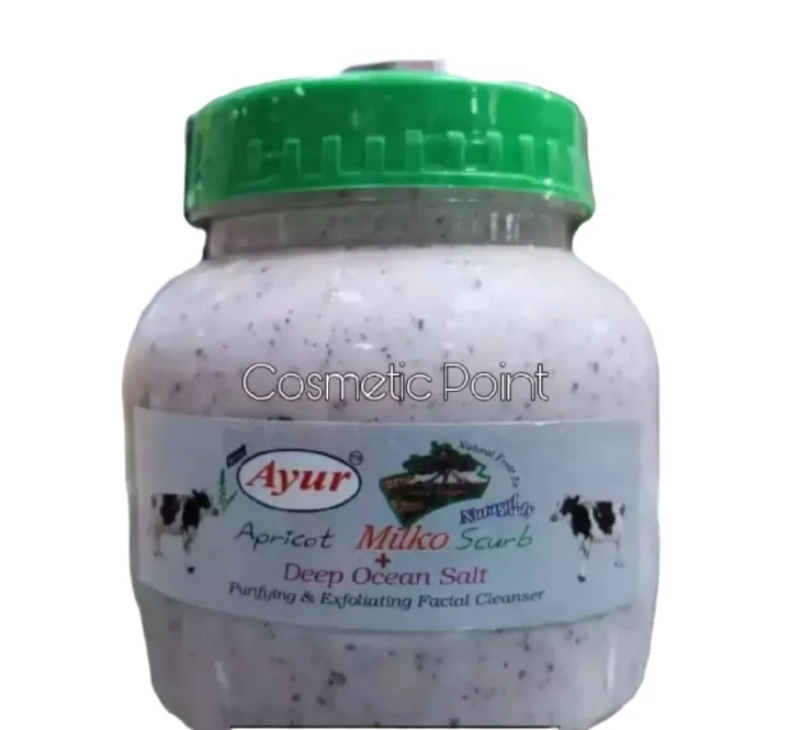 Ayur%20Herbal%20Fresh%20Milk%20Scrub%20Clear%20Remover%20Acne%20Facial%20Cleanser%20-%20Image%205