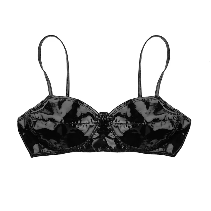 %E3%80%90Happy%20childhood%20memories%E3%80%91Fashion%20Moto%20Womens%20Lingerie%20Wetlook%20%20Leather%20Crop%20Tops%20Wire-free%20No%20Pad%20Bra%20Top%20for%20Raves%20Pole%20Parties%20Clubwear%20Costumes%20-%20Image%205