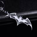 Stealth Knight: The Heroic Silver Batwing Keychain.