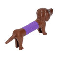 Sensory Toy Dog Design Popping Tube Fidget Toy for Kids. 