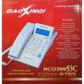 GAOXINQI Telephone HCD39953C, GAOXINQI Land Phone - Black and Maroon. 