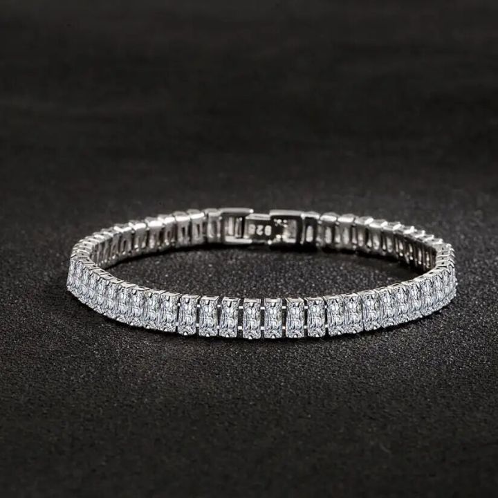 4mm%20Moissanite%20Tennis%20Bracelets%20for%20Women%20100%25%20925%20Sterling%20Silver%20Gemstone%20Bangle%20Wedding%20Sparkles%20Lab%20Diamond%20Bracelet%20-%20Image%202