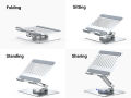 Tablet Stand Holder for Desk, 360°Rotating Adjustable Aluminum Portable Stand Holder Desktop Foldable Dock Heavy Duty Metal Base Compatible with iPad 7/8/9th,iPad Air 5/4,iPad Pro 11/12.9.