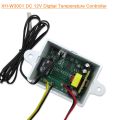 DC 12V XH-W3001 W3001 10A 12V 120W Digital Temperature Controller Display Thermostat Control Sensors Switches & Waterproof 10K NTC Probe.