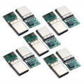 10Pcs Fast Charge Module PD/QC Decoy Board PD 2 3.0 DC Trigger Cable USB Type-C Male Plug QC4 Charge Connector 9V Easy Install Easy to Use. 