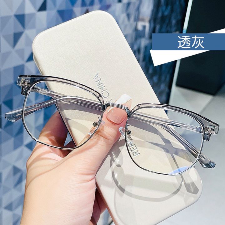 Anti-Blu-ray%20Myopia%20Glasses%20Male%20Student%20University%20Style%202024%20New%20Half%20Frame%20Eyebrow%20Frame%20Glasses%20Frame%20-%20Image%208