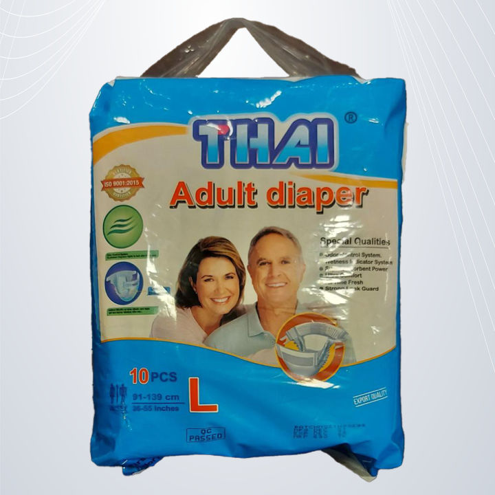 Adult Thai Diaper L size(36-55 Inc)- 10 Pcs