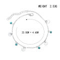 Hot Selling Foot Decoration Payel Set B1 Temple Exhibition Autumn Retro Chain Anklet All-Match Pendant Beach Nupur Jewelry Accessories Birthday Wedding Engagement Bridal Party Classic Gift Item for Female MultiColor. 