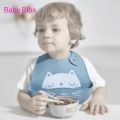 Silicone Baby Bibs with Food Catcher. 