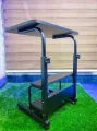 Double Layer Adjustable Reading Table (Moveable & Height Adjustable Laptop Table with 2 Shelves / Study Table / Side Table). 
