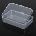Clear Plastic With Lid Small Storage Box Collection Container Portable Boxes. 
