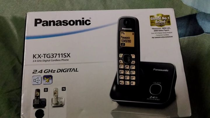 Panasonic%20Single%20Line%202.4GHz%20KX-TG3711BX%20Digital%20Cordless%20Telephone%20-%20Image%203