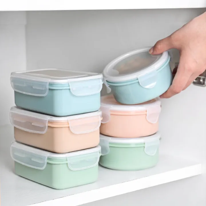 Mini%20Round%20Food%20Preservation%20Box%20Rectangular%20Plastic%20Storage%20Box%20Kitchen%20Refrigerator%20Sealing%20Bento%20Boxes%201Pcs%20-%20Image%203