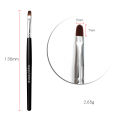 Wooden Handle Lip Brush Gloss Lipstick Wands Makeup Tool. 