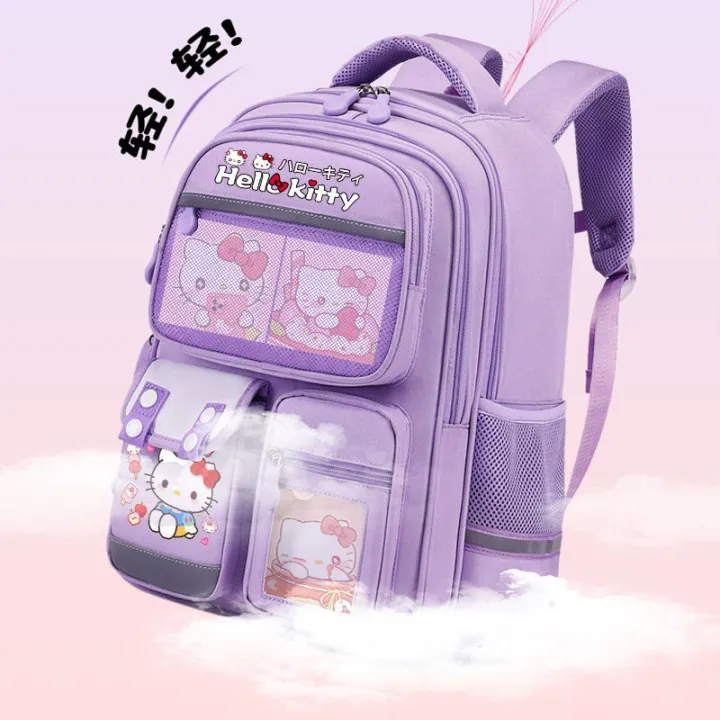 Hello%20Kitty%203-6%20grade%20school%20bag%20for%20elementary%20school%20students%20one,%20three,%20four%20to%20six%20girls%20girls%20girls%20large%20capacity%20children's%20backpack%20-%20Image%204