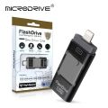 3 in 1 OTG Usb 3.0 Flash Drive for iPhone with USB to lightning interface usb3.0 pendrive for Iphone 6/7/8/9/11/12/13 / for Ipad. 